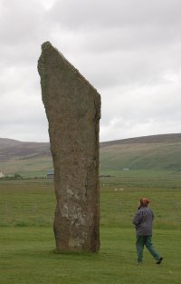 Stone of Stenness with pixie